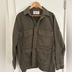 Filson 1897 Collection Green Forestry Wool Cloth Cruiser Jacket Sz 40
